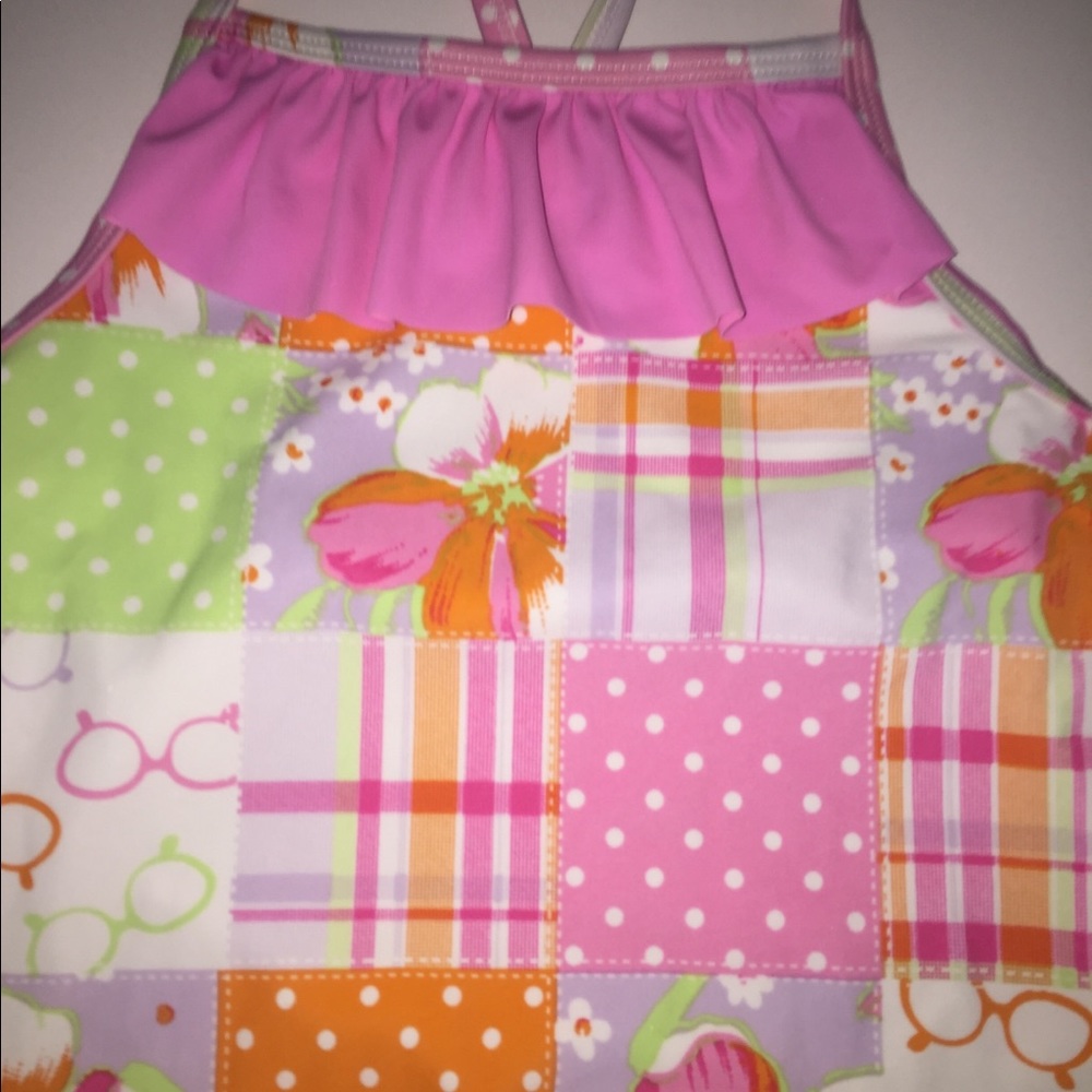 Hartstrings one piece Ruffle patch swim suit 10 - Picture 2 of 5